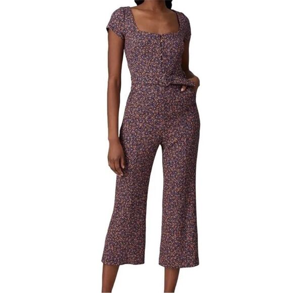 Johnathan Simkhai Ditzy Floral Jumpsuit - Picture 1 of 5